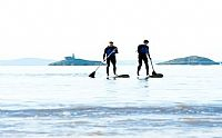 SUP Gower, taster stand up paddle surfing sessions here in Swansea Bay region all equipment provided